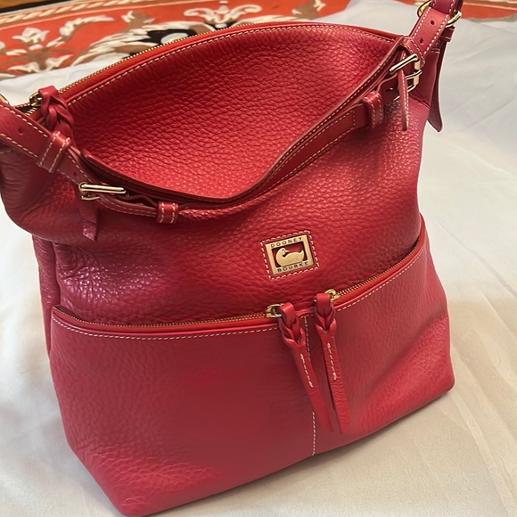 Dooney Bourke red bag - Picture 1 of 14